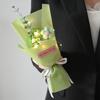 LED Lights Crochet Flowers Bouquet Knitted Artificial Daisy Bouquet  Valentine'S Day