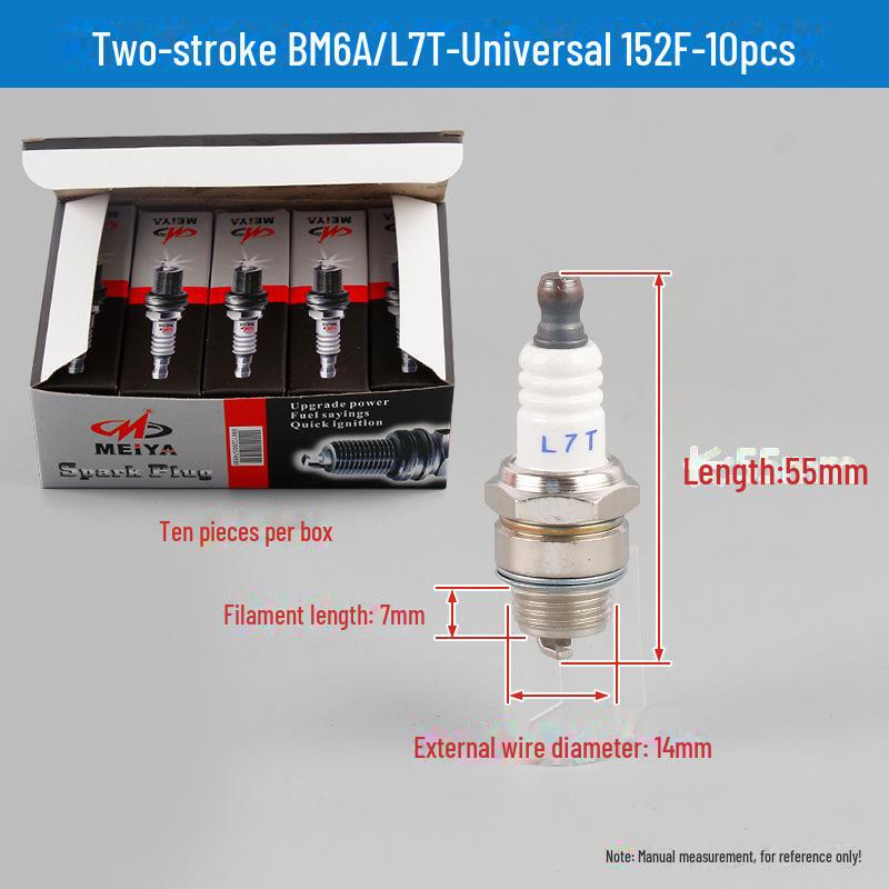 Свечи зажигания и форсунки 168F/190F для двигателей бензопил, генераторов и газонокосилок