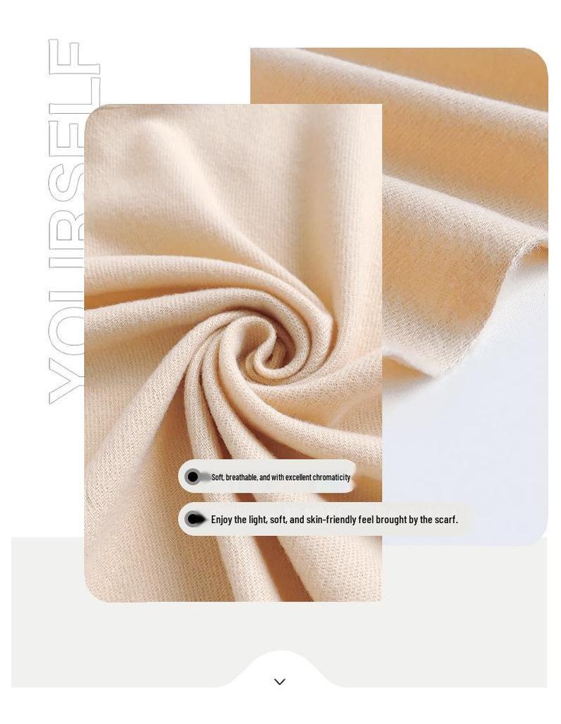 Роскошный шарф из имитации кашемира с кисточками, однотонный красный для женщин - корейский стиль, зимний универсальный, элегантный