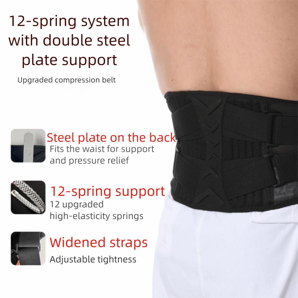 Breathable Waist Trainer Belt Strong Support Orthopedic Lumbar Belt Lumbar Corset  Workout