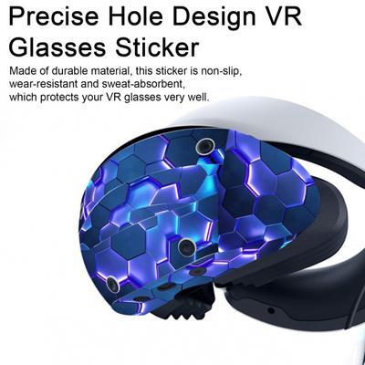 Наклейка для VR-очков Уникальный прозрачный узор Защитная от царапин Легко устанавливается Наклейка для очков VR-гарнитуры для PS VR2