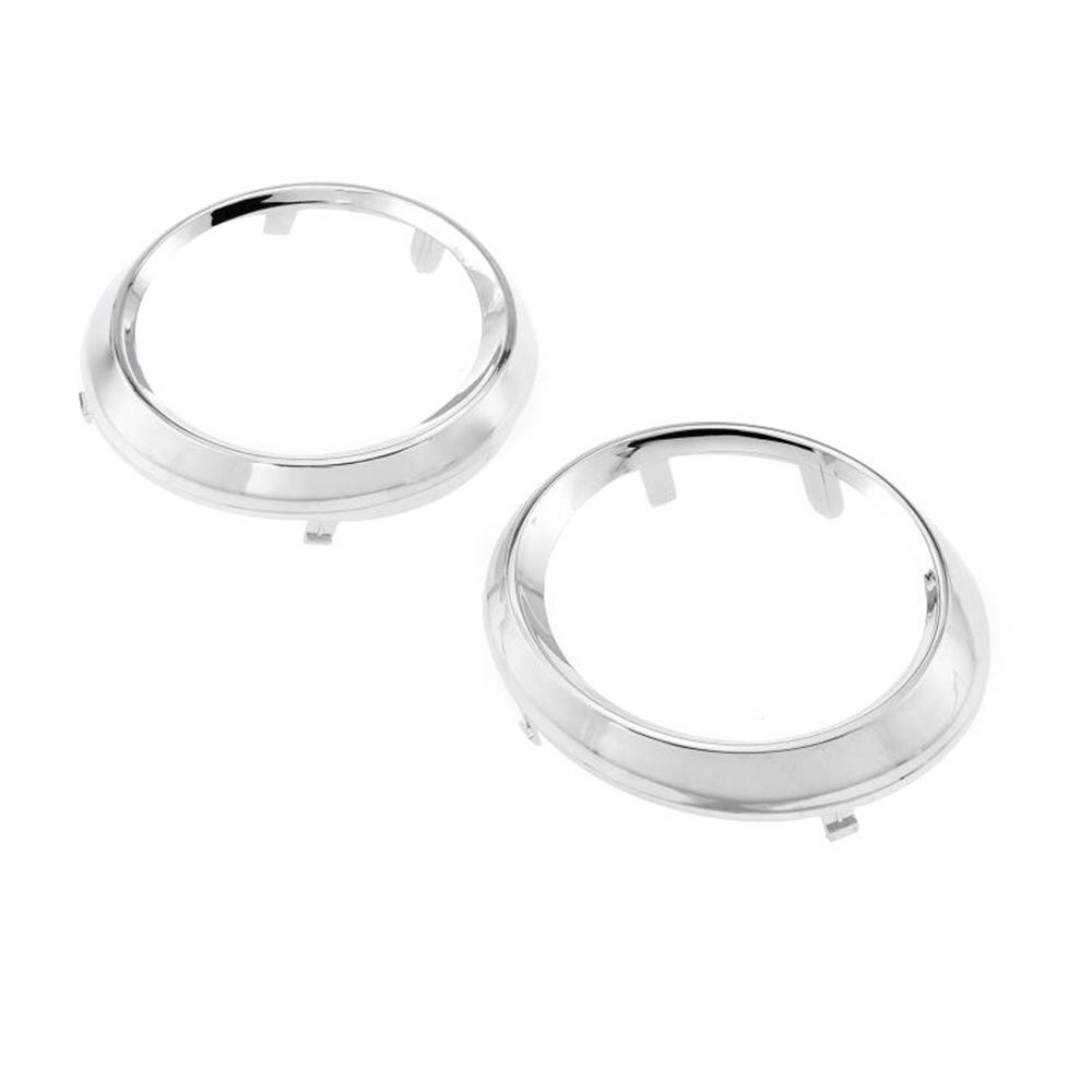2x Накладки на противотуманные фары переднего бампера хромированные кольца для Toyota Sienna SE 2011-2017
