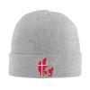 Denmark Flag Beanie Hats  Knitted Hat Unisex Adult Cute Warm Caps Winter Gym Design Bonnet Hats