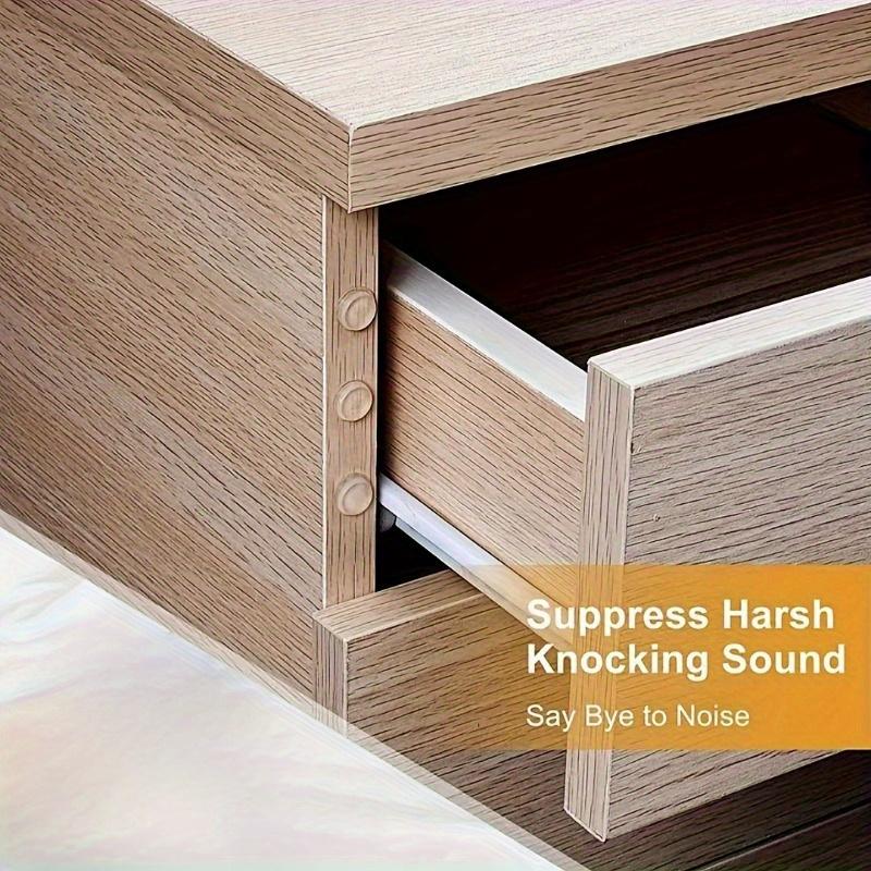 100 шт./лист Самоклеящиеся накладки на дверцы шкафов - прозрачные пластиковые накладки для ящиков, шкафов для аксессуаров для домашнего декора