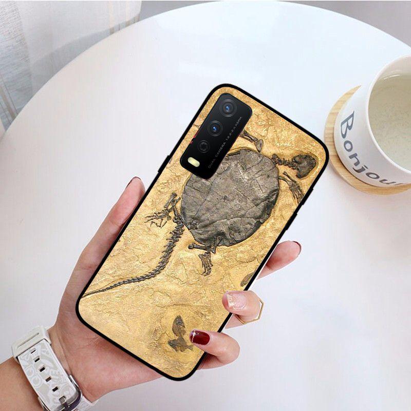 Биологические ископаемые Растение Динозавр Рыба Черепаха Для vivo Y31 Y30 Y33S Y11S Y12S Y17 Y20S Y21S Y1S Y53S Y15 Y91C V23 Чехлы coque