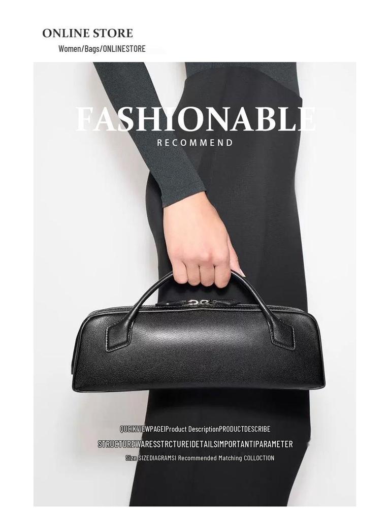 Европейский и американский стиль, женская сумка-багет из натуральной кожи через плечо - модная коровья кожа первого слоя для поездок на работу и уличного стиля