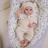 Real Looking Reborn Baby Girl Doll Bettie 18'' 48cm Full Body Silicone Vinyl Simulation Doll Handmade Exquisite 3D Painted Skin Newborn Dolls for Kids