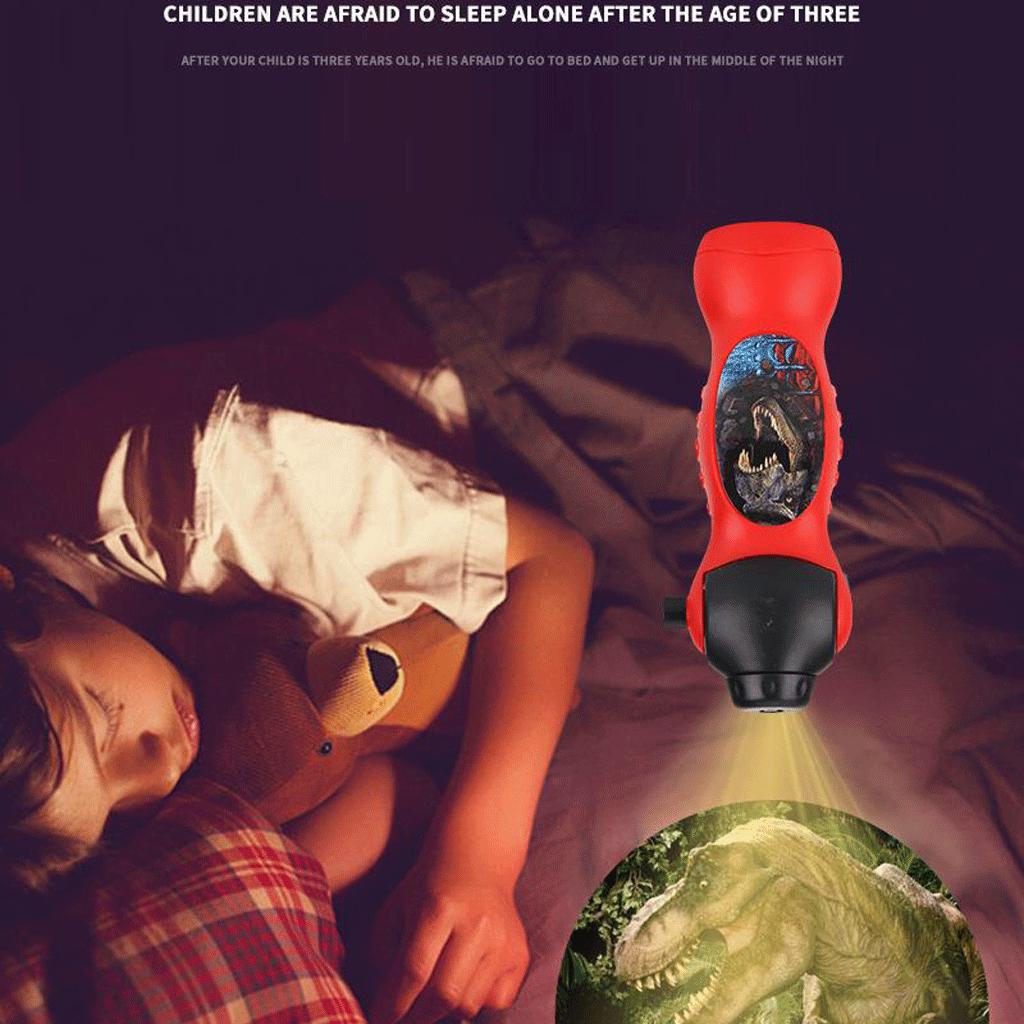 Детский фонарик луч динозавры