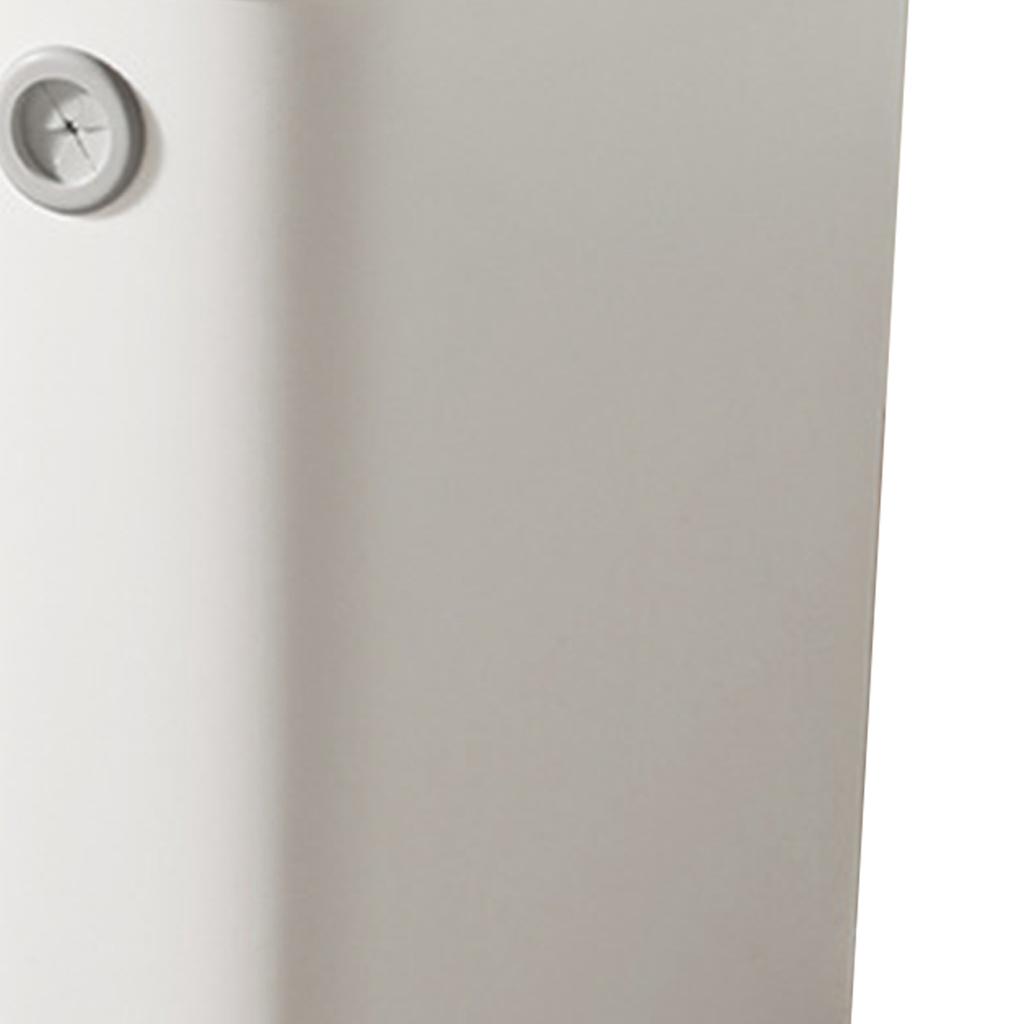 Small Trash Can PP TPR Plastic Wastebasket Slim Open Top Garbage Container Bin for Bathroom Office