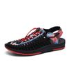 Summer Special for Men and Women Hole Shoes Couple Sandals Men's Breathable Beach Shoes Men's Trend Woven Hollow Sandals