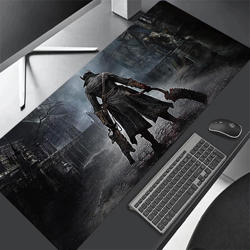 XXL Компьютерная Аниме Bloodborne Геймер XL Коврик для стола Большой Размер Игровой Коврик для мыши Ковер для клавиатуры ПК Оверлок Стол Коврик для мыши x