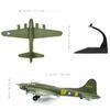 NUOTIE Flying Fortress Memphis Bell Bomber Металлическая модель Военная модель Fairchild Republic Литая модель самолета для коллекции 1144 B-17F
