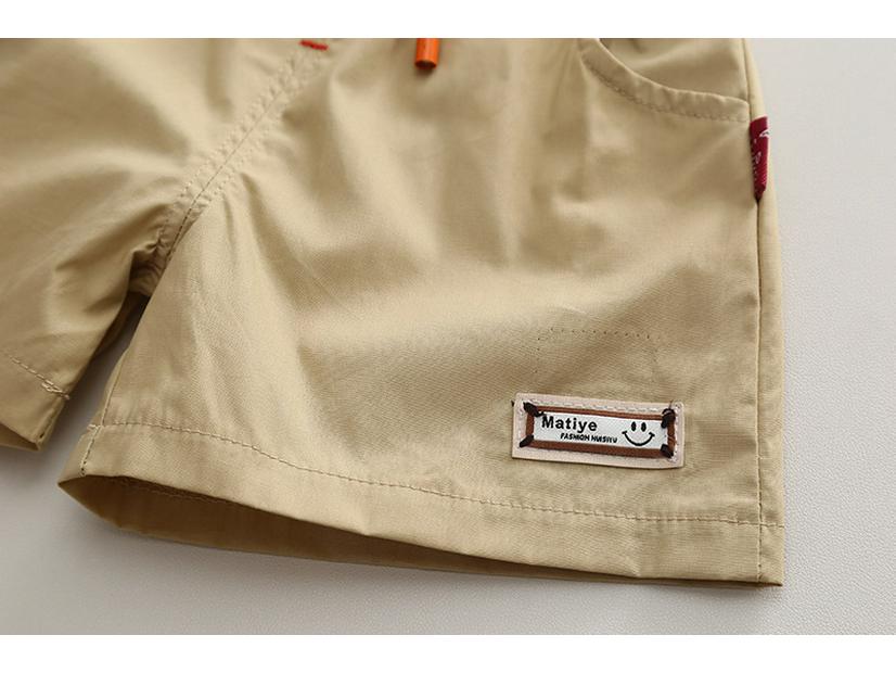 Летний костюм для мальчиков 2024: Стильный комплект из двух предметов для малышей (1-3 года) - Наряд с короткими рукавами