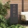 Garden Privacy Screen Canvas Black 50 x 140 cm