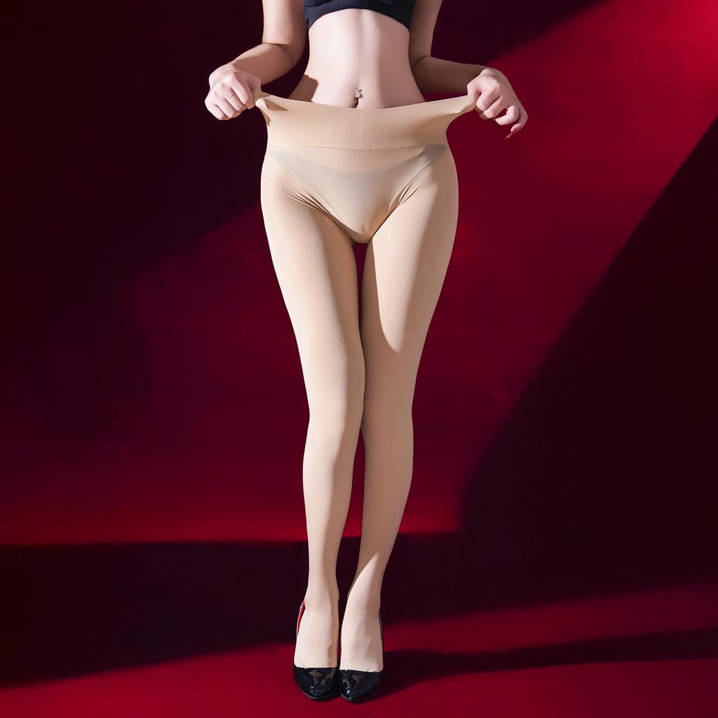 Бесшовные бархатные колготки 360 с глубокой ластовицей Весна Осень Зима Теплые Высокая Эластичность Микро Давление Бесшовные Большой Размер Утолщенные