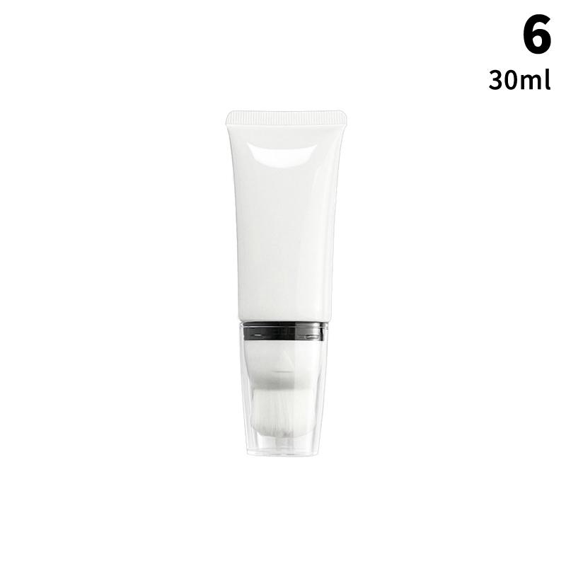 1Pcs 30Ml Cosmetic Flat Hose Duck Tongue, Brush Head, Silicone Roller Flat Cap Empty Bottle