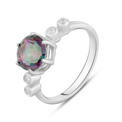 Серебряное кольцо с мистик топазом 1.85ct (2118718)