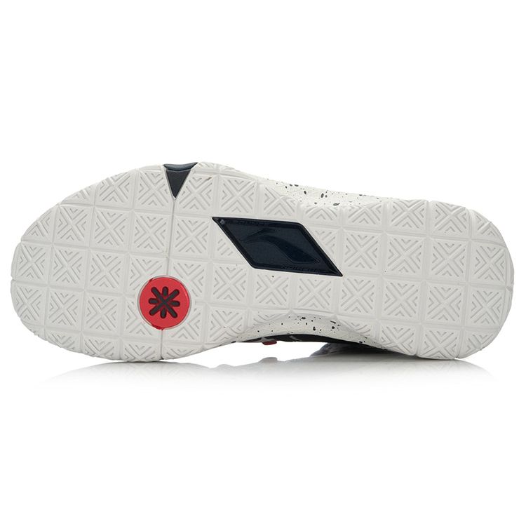 Баскетбольные кроссовки Li Ning Team Style 3 Wade Series с высоким берцем, унисекс, синие и красные, ABAL007-6