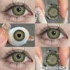 Eyeshare Colored Contact Lenses Light Blue Lenses Green Fashion Contact Lenses Gray Lenses Colored Makeup Brown Lenses 1 Pair