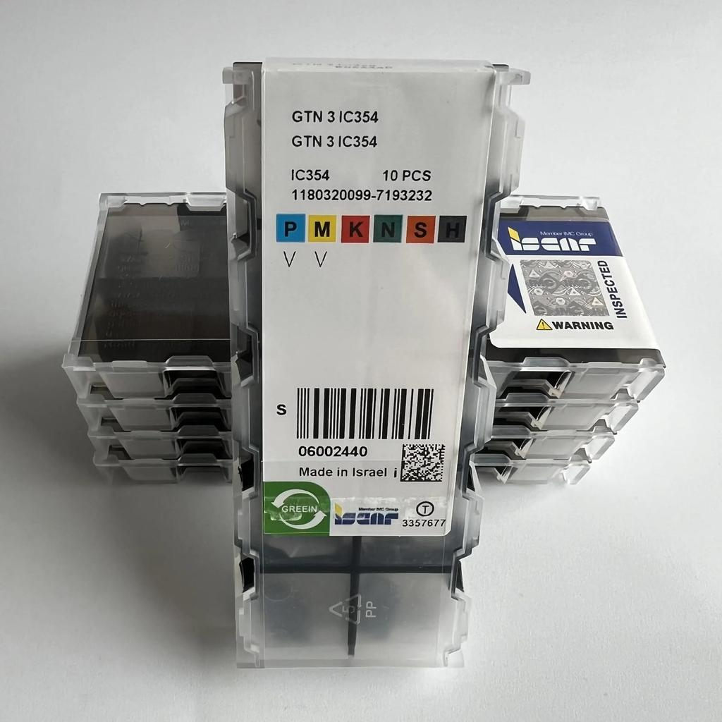 ISCAR / GTN3 IC354 /Industrial Indexable Carbide Inserts 10 Pcs