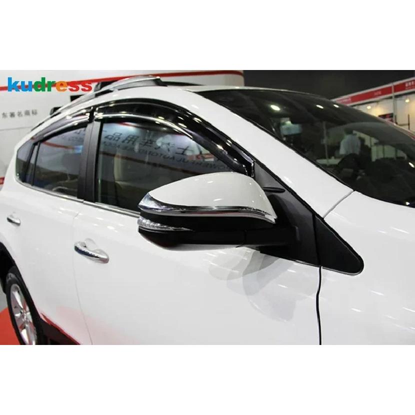 For Toyota RAV4 RAV 4 2013 2014 2015 2016 2017 2018  Chrome Car Side Door Rearview Mirror Cover Trim Molding Strip Accessories
