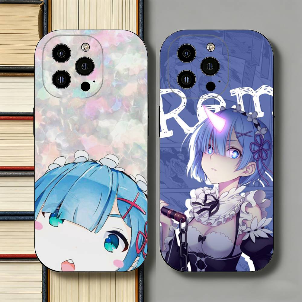 Чехол Rem R-Re Anime Z-Zero для iPhone 17 Air 16 Pro Max 16e 15 Plus 14 13 12 11 Защитная крышка для задней панели