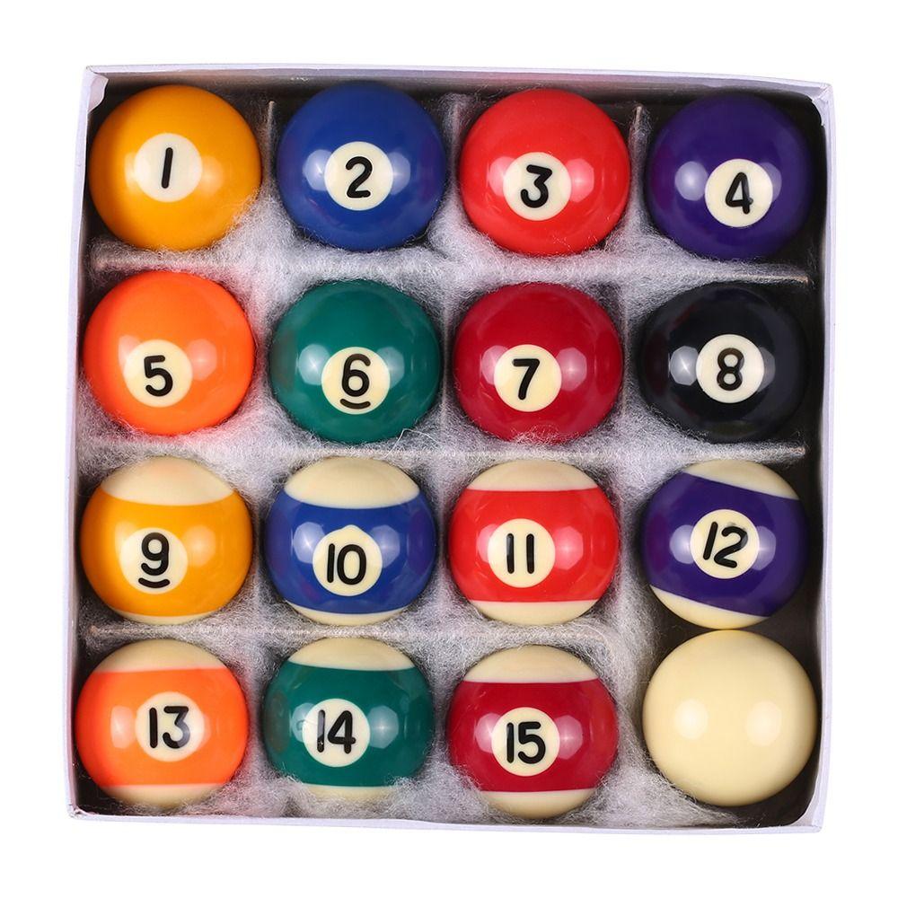 Материал смолы Детские бильярдные шары Настольные шары Мини-мяч для пула Маленькие шары для пула Игровые комнаты