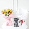 Plastic Flower Bouquet Base Quick Wrap Flower Base Bouquet Wrapping  for Flowers Store Party Shop