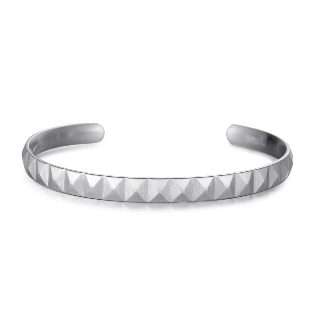 PYRAMID BANGLE Pyramid Stainless Steel Bangle