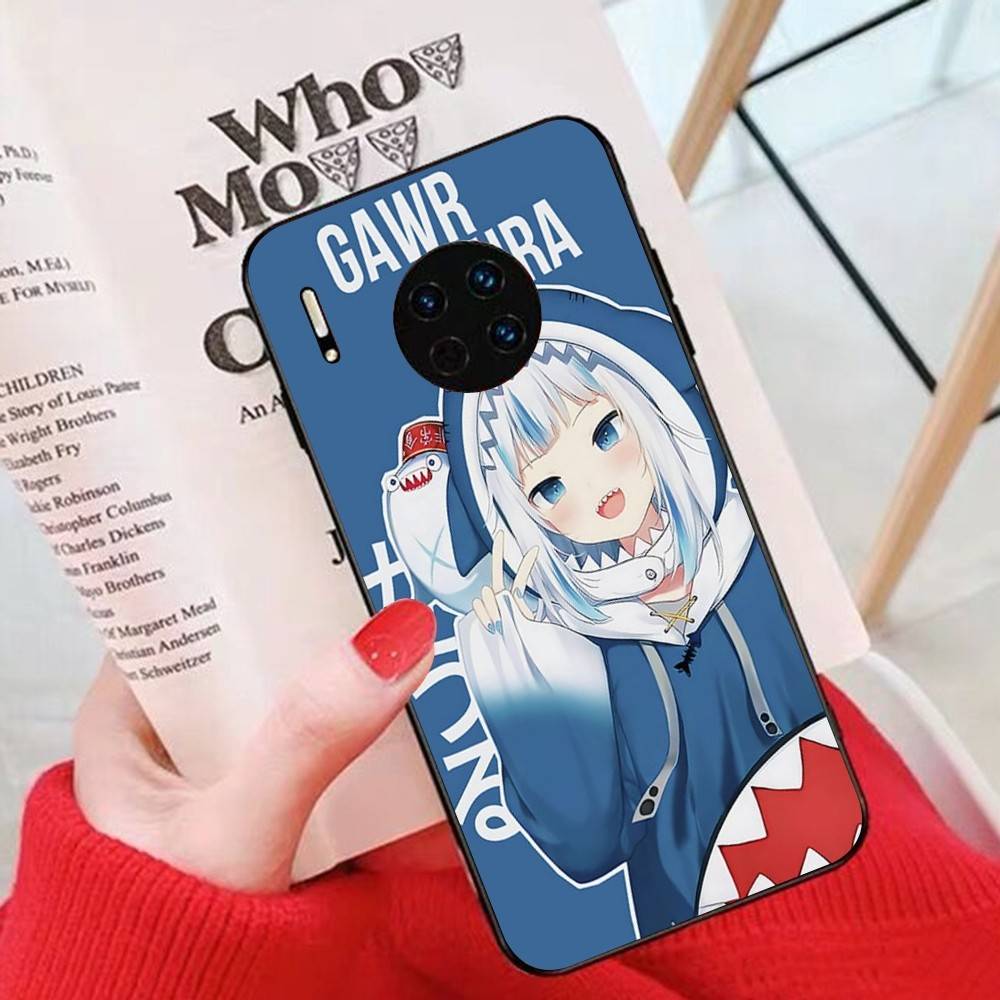 Милый виртуальный чехол для телефона G-Gawr Gura для Huawei P 8 9 10 20 30 40 50 Pro Lite Psmart Honor 10 Lite 70 Mate 20lite