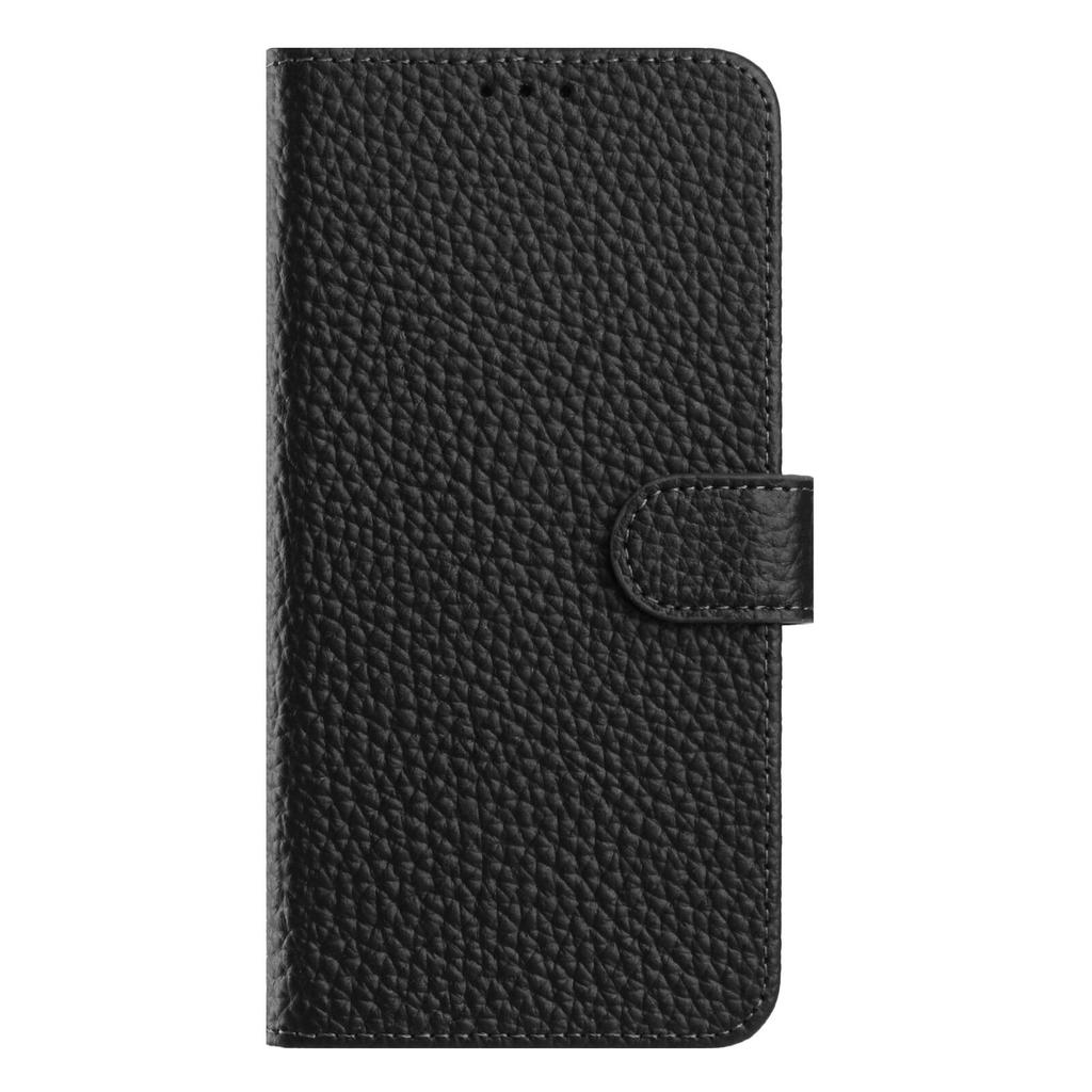 For Samsung Galaxy M36 5G Case Wallet Stand Litchi Texture Genuine Cow Leather Flip Phone Cover