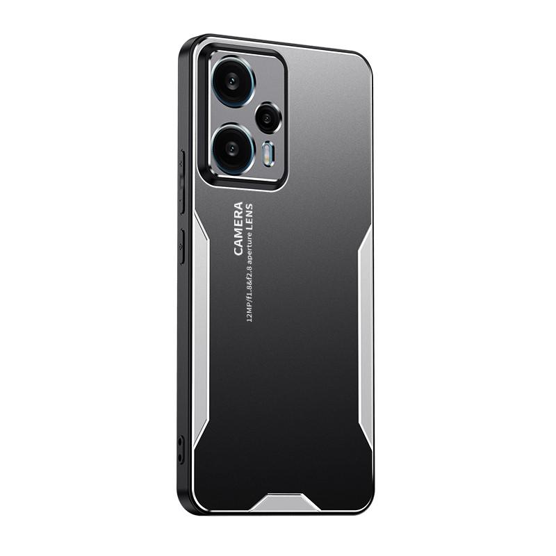 Для Redmi 13 4G чехол металлический алюминиевый защитный объектив морозостойкий чехол для предотвращения отпечатков пальцев металл + TPU чехол для Xiaomi Redmi 13 4g
