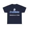 Баскетбольная футболка Washington Bullets с синим логотипом, ностальгическая, ретро, унисекс