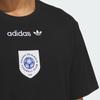 adidas Оригинальная графическая футболка с круглым вырезом, модная, спортивная, универсальная, с коротким рукавом, мужские топы KD1835