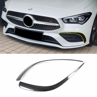 Разветвитель переднего бампера автомобиля, украшение из АБС-пластика для Mercedes Benz CLA class C118-2022 CLA250 CLA180 CLA200, передние канарды