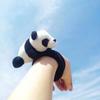 Wrapping Slap Band Slap Bracelet Soft Plush Cartoon Panda Bracelet Elastic Band Couple Gift Wrist Decoration Color Matching