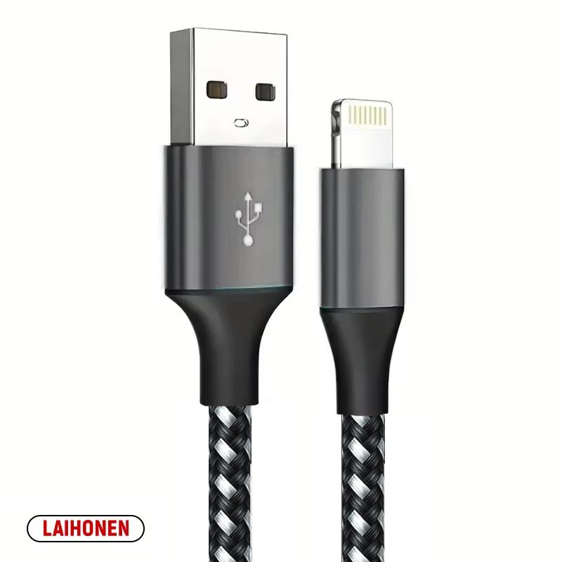 Кабель USB A - Lightning 1M 2M 3M, сертифицированный MFi, для 14 13 12 11 X XR Pro Max, кабель для быстрой зарядки, зарядное устройство, провод для передачи данных