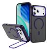 For Apple 16/15/14pm Phone Case Magnetic Metal Lens Frame Bracket Skin Feel for IPhone 17 Phone Case