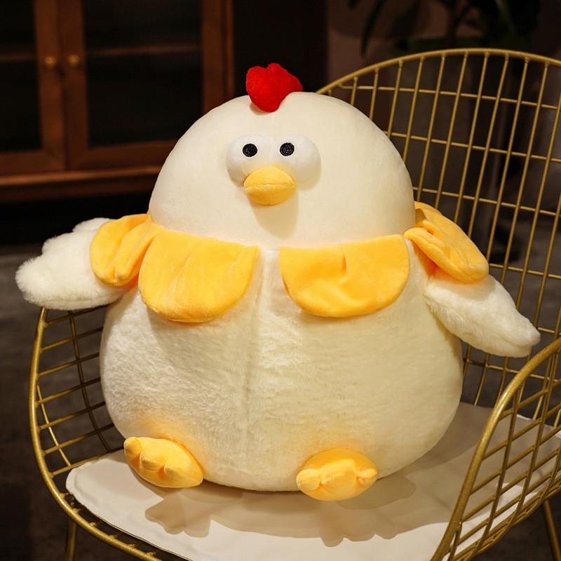 Duddun Chicken Stuffed Toy Soft Plush Cotton For Kids Bedroom Decor Gift