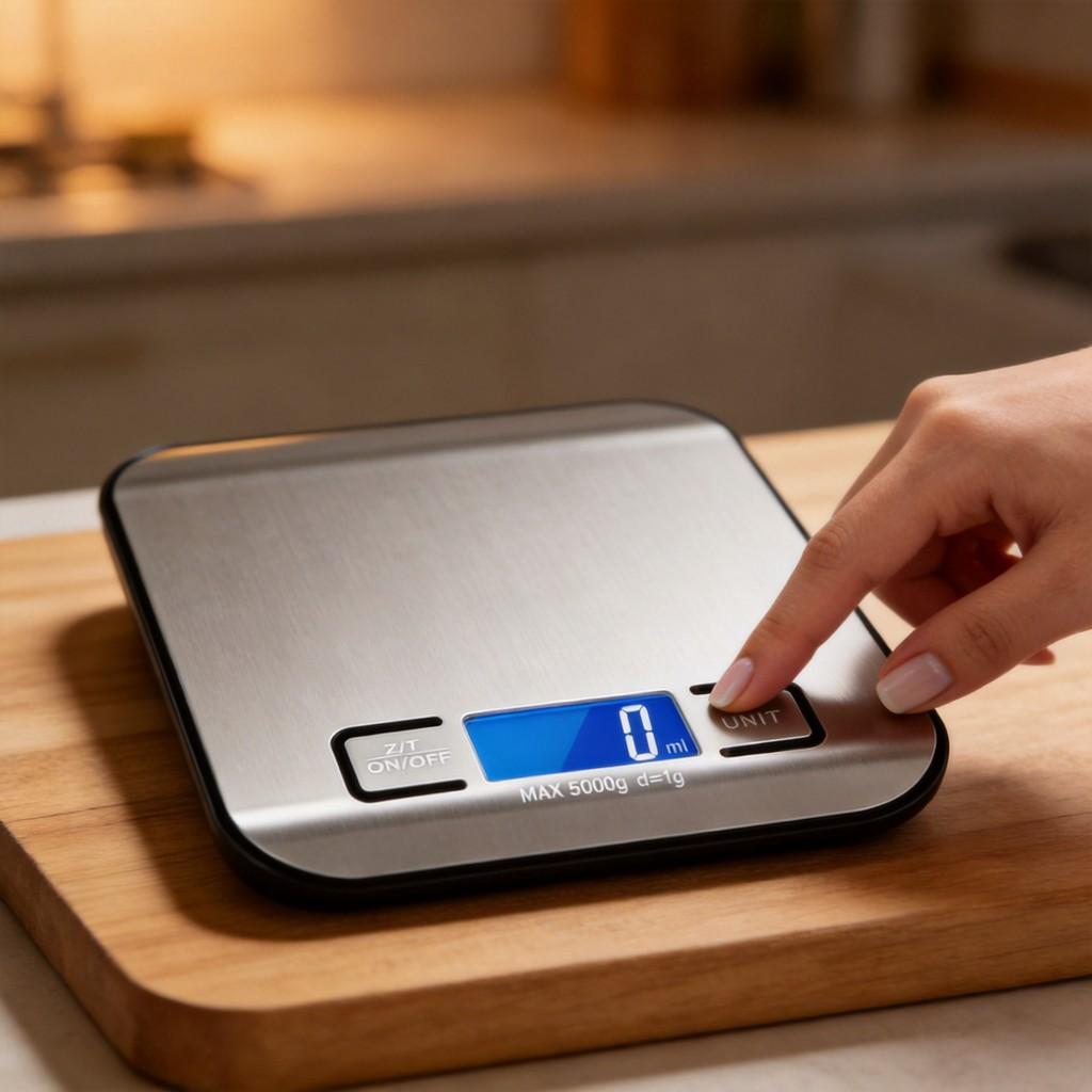 Electronic Kitchen Scale With Auto Shutoff And Overload Protection For Baking And Coffee Use