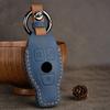 Leather Car Key Case Cover For Mercedes Benz W211 W204 A B R G Class GLK GLA GLC GLR W210 W176 W202 W463 Accessories Protector