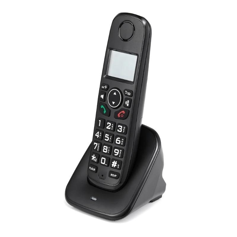 D1001 беспроводной стационарный настольный телефон для домашнего офиса со звуком распознавания звонящего и функцией шумоподавления