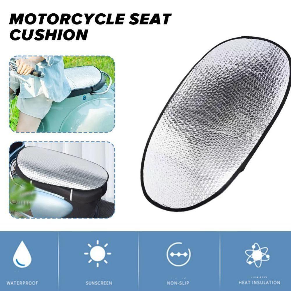 Waterproof Electric Bicycle Cushion Aluminum Foil Sunscreen Scooter Pad  for Summer