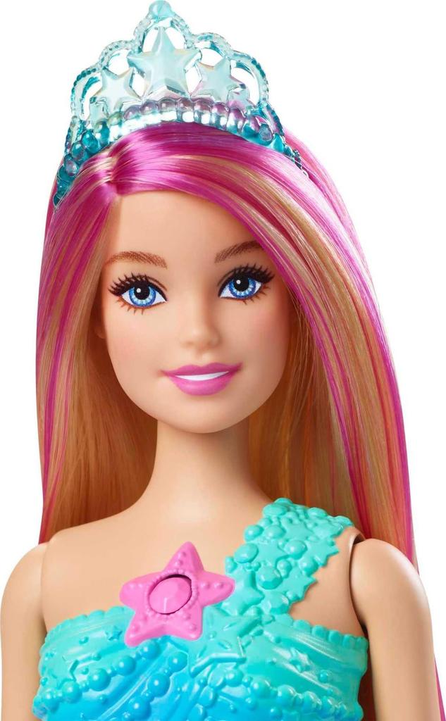 Кукла Mattel Barbie Водная сверкающая русалка 3 и HDJ36 Играй! (Возраст вверх)