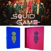 SG3 Keychain Korean Folk Game Box Squid Keychain Pendant Gift Box Korean Game Charm for Keyring Backpack
