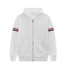 TB JL Double-Sleeve Hooded Knit Sweater Jacket – Warm, Fashionable, Versatile Zipper Style for Couples