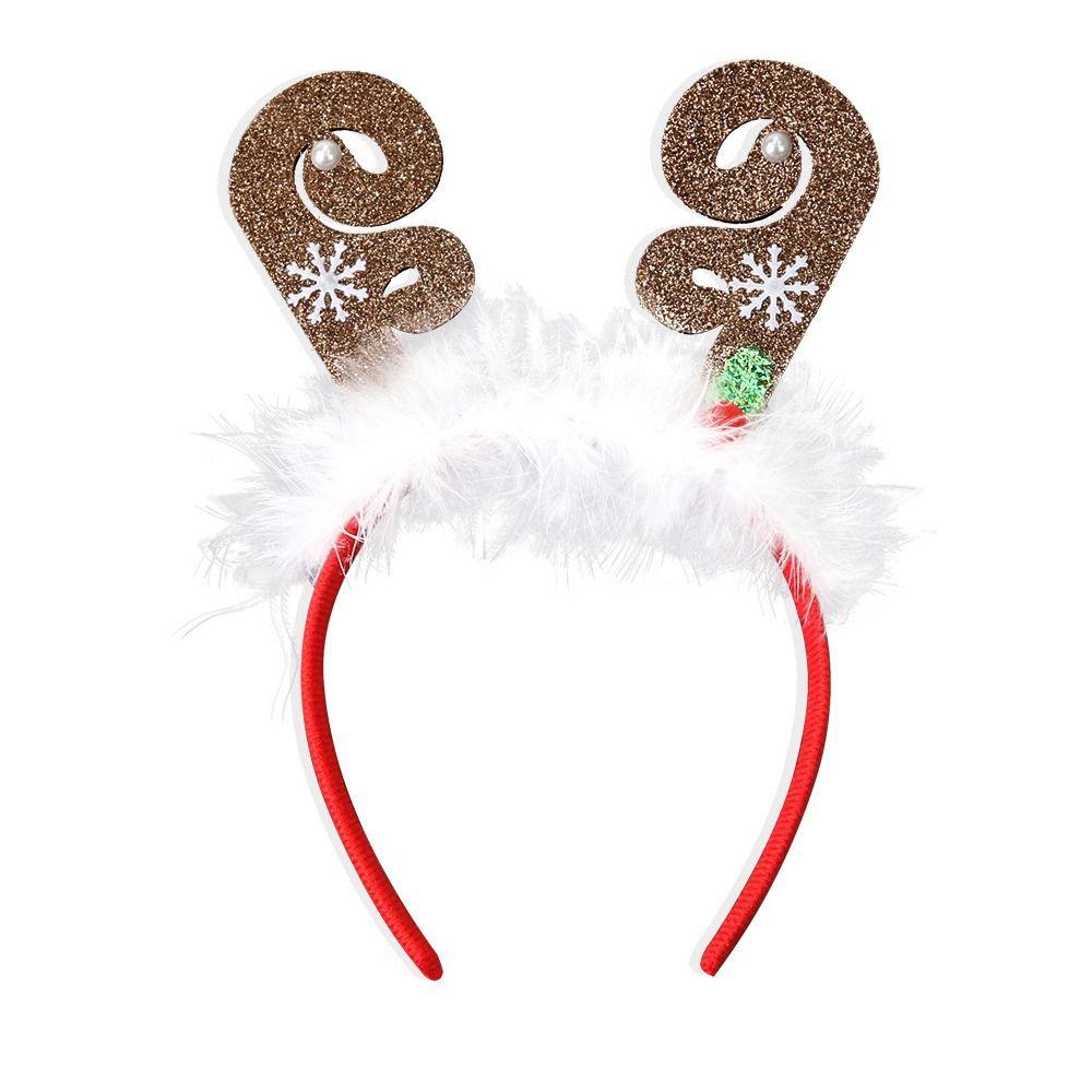 Snowman Reindeer Christmas Headbands Cute Merry Christmas Decorations  Party Favors