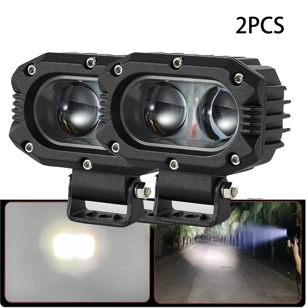 Additional 3inch Ligh Mile Led Work Light Bar Driving Lamp Headlights Long -range Accessories 12V 24V Electric 4x4 Led Off Road