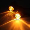 2 шт., универсальный мотоцикл, Янтарный светодиодный мини-пуля, указатели поворота, мигающие огни, лампа для Harley Cafe Racer Bobber