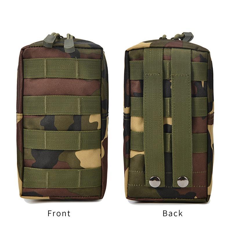 600D Оксфорд Уличная Военная Тактическая Сумка EDC Molle Инструмент Молния Пояс Аксессуары Прочный Ремень Камуфляжный Подсумок Охота Страйкбол